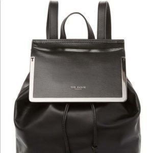 Ted Baker Black Leather Backpack